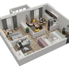 Квартира 62,6 м², 2-комнатная - изображение 4