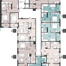 Квартира 58,8 м², 3-комнатная - изображение 2