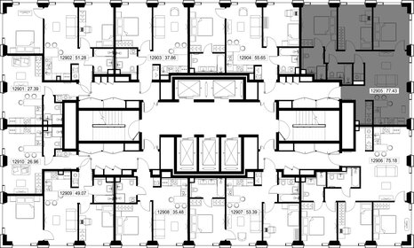 Квартира 77,4 м², 3-комнатная - изображение 2