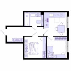 Квартира 45 м², 2-комнатная - изображение 3