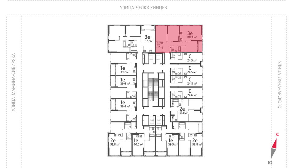 87,7 м², 3-комнатная квартира 16 619 150 ₽ - изображение 12