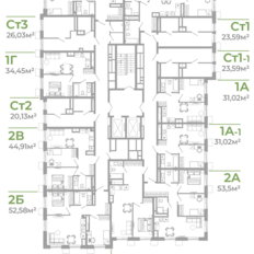 Квартира 31 м², 1-комнатная - изображение 3