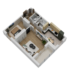 Квартира 54,1 м², 2-комнатная - изображение 3