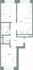 Квартира 60,3 м², 2-комнатная - изображение 1
