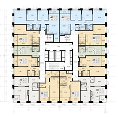 Квартира 37,8 м², 1-комнатная - изображение 3