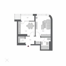 Квартира 42,6 м², 1-комнатная - изображение 2