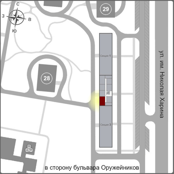 55,3 м², 2-комнатная квартира 6 429 000 ₽ - изображение 37