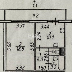 Квартира 37,2 м², 1-комнатная - изображение 3