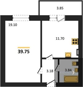 Квартира 39,8 м², 1-комнатная - изображение 1