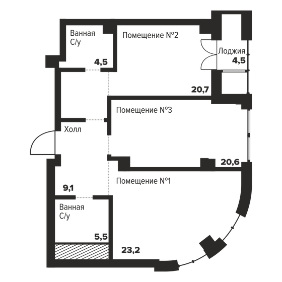 107,1 м², 3-комнатная квартира 20 099 000 ₽ - изображение 123