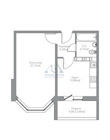 Квартира 41,4 м², 1-комнатная - изображение 5