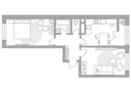 Квартира 60,2 м², 2-комнатная - изображение 1