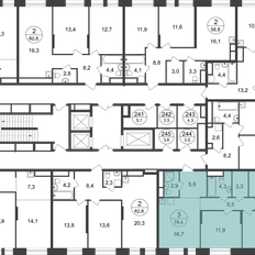 Квартира 78,4 м², 3-комнатная - изображение 2