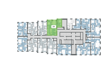 Квартира 67,5 м², 2-комнатная - изображение 2