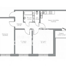 Квартира 81,1 м², 3-комнатная - изображение 1