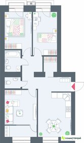 Квартира 77,7 м², 3-комнатная - изображение 1