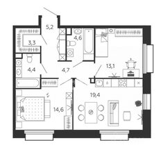 Квартира 69,2 м², 2-комнатная - изображение 3
