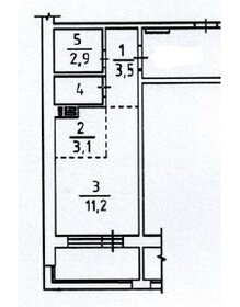 Квартира 26,7 м², студия - изображение 1