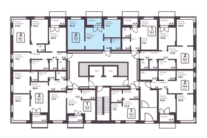 Квартира 51,3 м², 2-комнатная - изображение 2