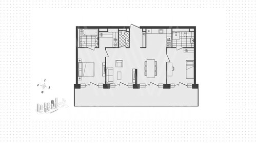 Квартира 97 м², 3-комнатная - изображение 1