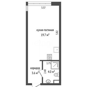 Квартира 27,1 м², студия - изображение 1