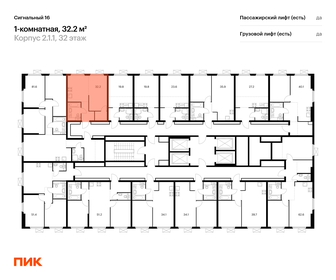 Квартира 32,2 м², 1-комнатная - изображение 2