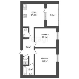 Квартира 60,3 м², 2-комнатная - изображение 1