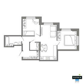 Квартира 55,2 м², 3-комнатная - изображение 2