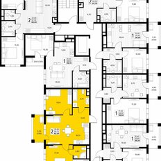 Квартира 62,3 м², 2-комнатная - изображение 2