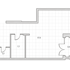 Квартира 72,3 м², 1-комнатные - изображение 2