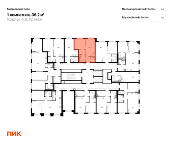 Квартира 36,2 м², 1-комнатная - изображение 2