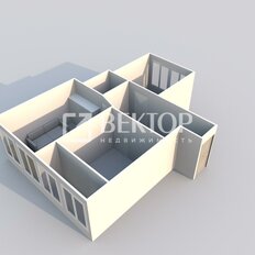 Квартира 66 м², 2-комнатная - изображение 2