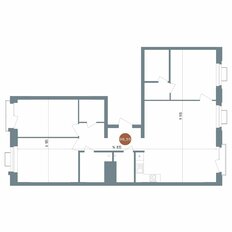 Квартира 98,6 м², 3-комнатная - изображение 2