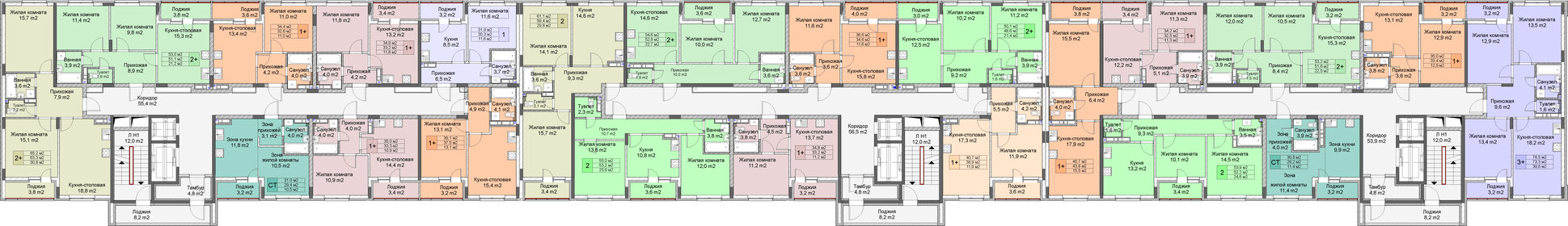 Квартира 36,6 м², студия - изображение 2