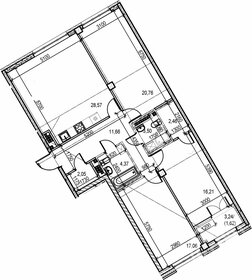 Квартира 108 м², 3-комнатная - изображение 1