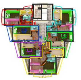 Квартира 81,5 м², 3-комнатная - изображение 3