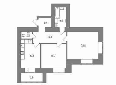 Квартира 80,1 м², 2-комнатная - изображение 2
