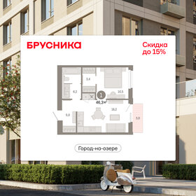 Квартира 46,3 м², 1-комнатная - изображение 1