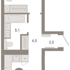 Квартира 48,9 м², 2-комнатная - изображение 2
