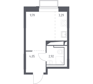 Квартира 20,1 м², студия - изображение 1