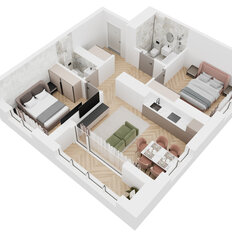 Квартира 60,9 м², 2-комнатная - изображение 3