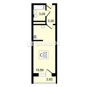 Квартира 27 м², студия - изображение 2