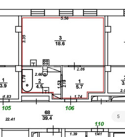 Квартира 28,8 м², студия - изображение 2