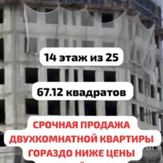 Квартира 67,1 м², 2-комнатная - изображение 2