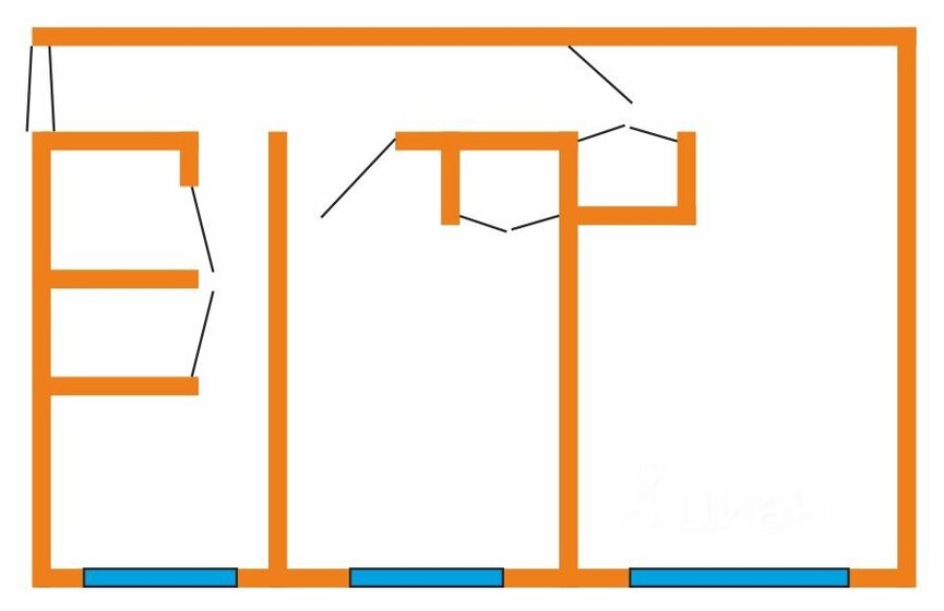 55,8 м², 2-комнатная квартира 10 500 000 ₽ - изображение 63