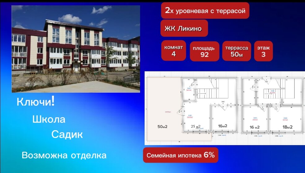 117 м², 3-комнатная квартира 3 800 000 ₽ - изображение 47