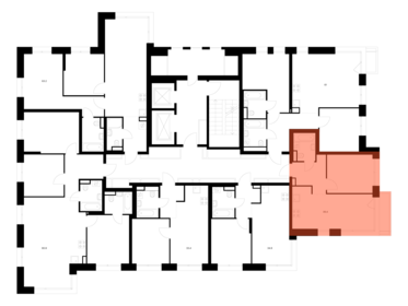 Квартира 38,4 м², 1-комнатная - изображение 2