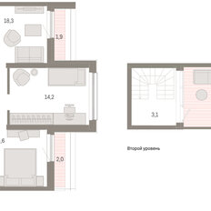 Квартира 84,6 м², 2-комнатная - изображение 3
