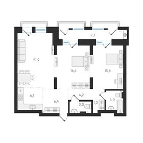 Квартира 78,8 м², 3-комнатная - изображение 1