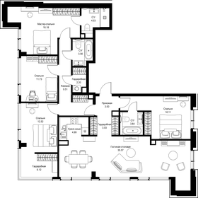 Квартира 135,6 м², 4-комнатная - изображение 2